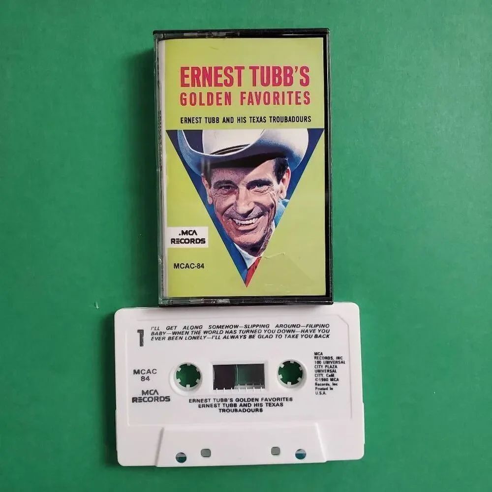 Ernest Tubb Golden Favorites Cassette MCA